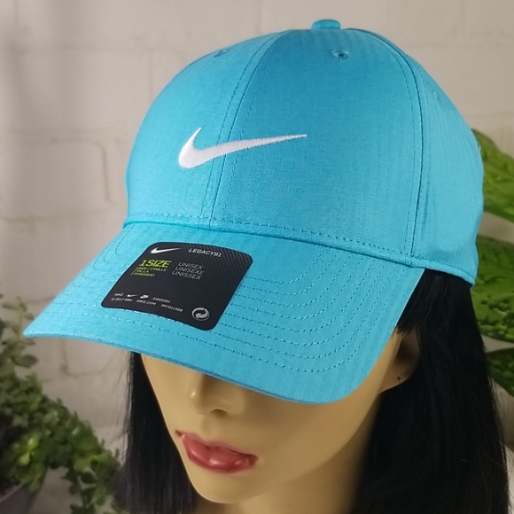 Nike Legacy91 Dri-Fit Fabric Hat Ballcap Blue OS